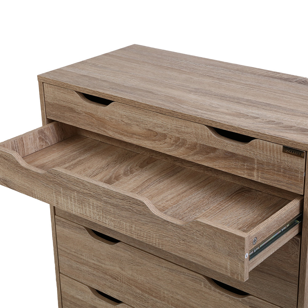 Artiss 6 Chest of Drawers - MYLA Oak