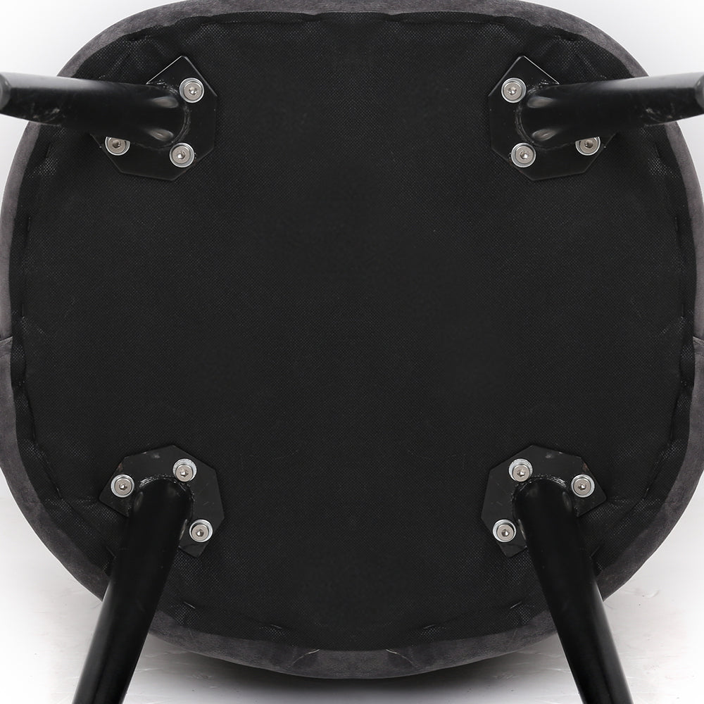 Artiss Dining Chairs Grey Velvet Set of 2 Charles