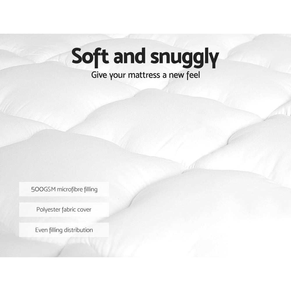 King Size Mattress Topper Pillowtop