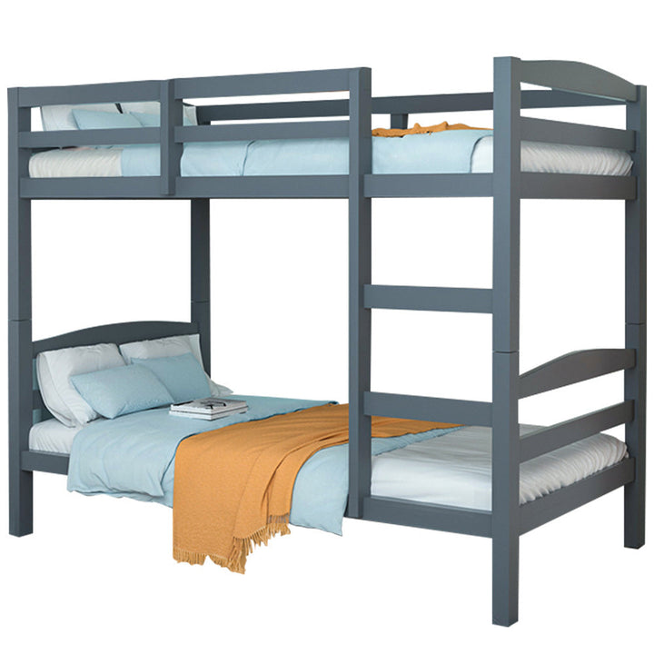 Single Size Slumber Bunk Bed Frame Wooden Children Timber PIne Wood Loft Kids Bedroom Furniture