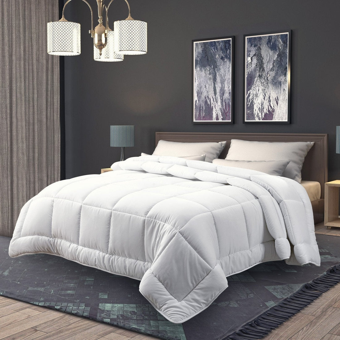Laura Hill 500GSM Goose Down Feather Comforter Doona - Super King