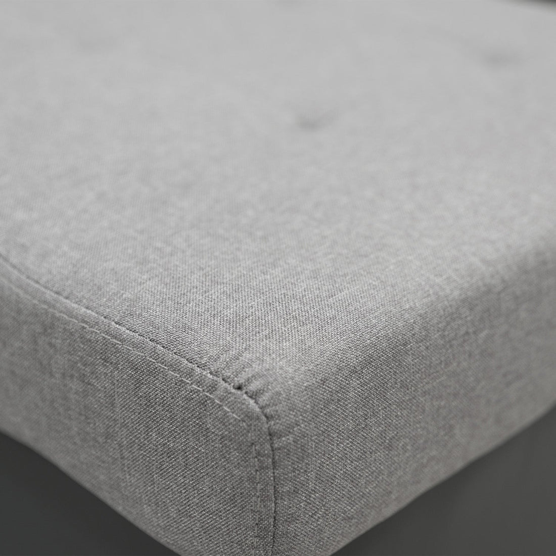 3 Seat Corner Sofa Linen Lounge Couch L-shaped Modular Furniture Home Chaise Grey