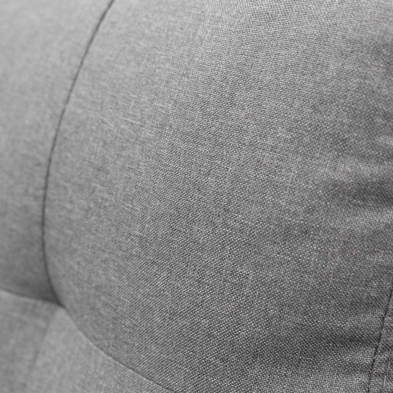 3 Seat Corner Sofa Linen Lounge Couch L-shaped Modular Furniture Home Chaise Grey