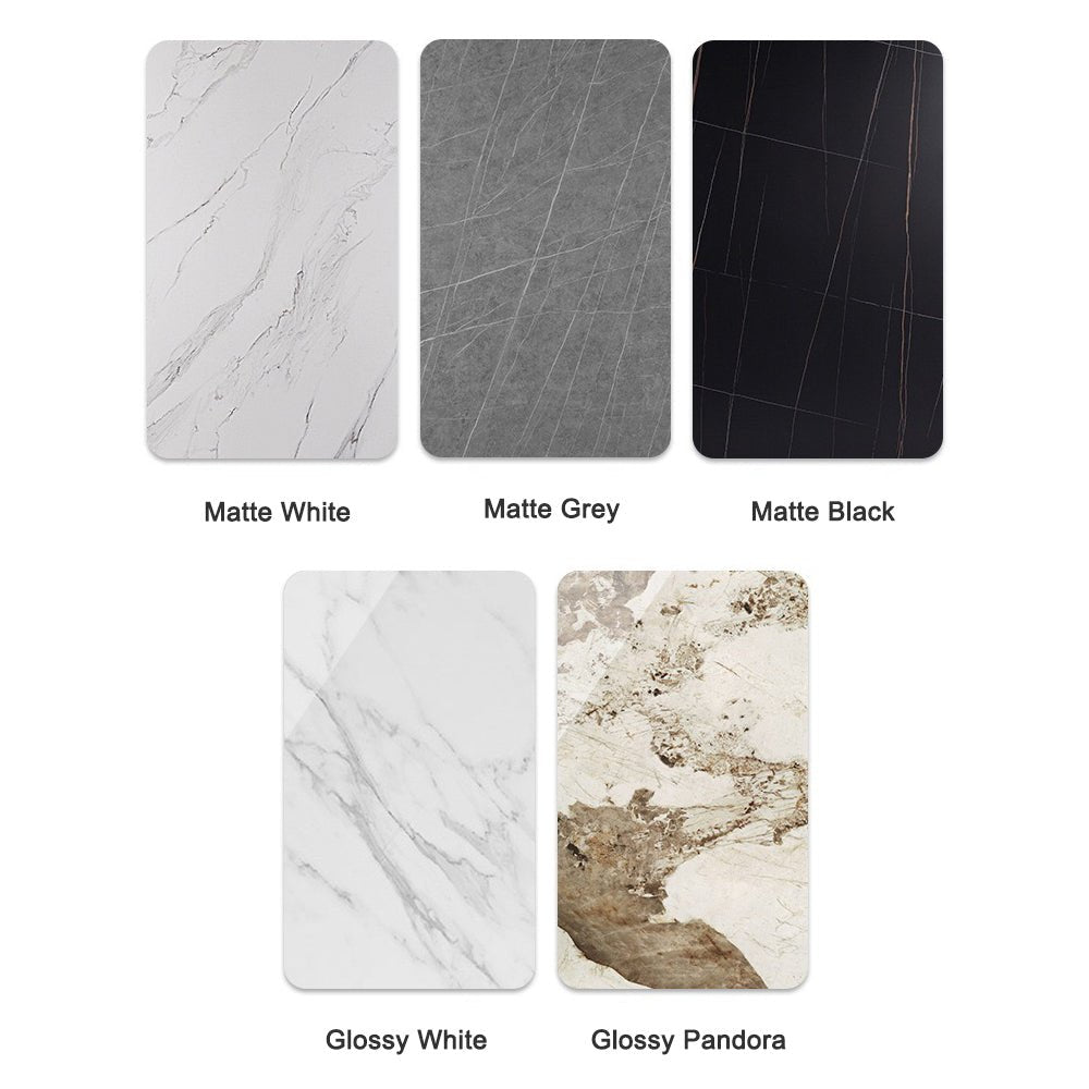 1.5M Artiss Dining Table Marble Effect