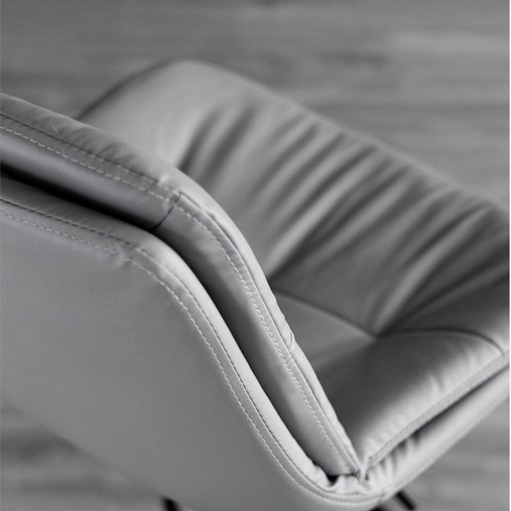 Bar Stools Kitchen Bar Stool Leather Barstools Swivel Gas Lift Counter Chairs x2 Black