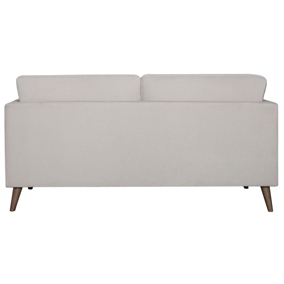 Nooa 2 Seater Sofa Fabric Uplholstered Lounge Couch - Stone