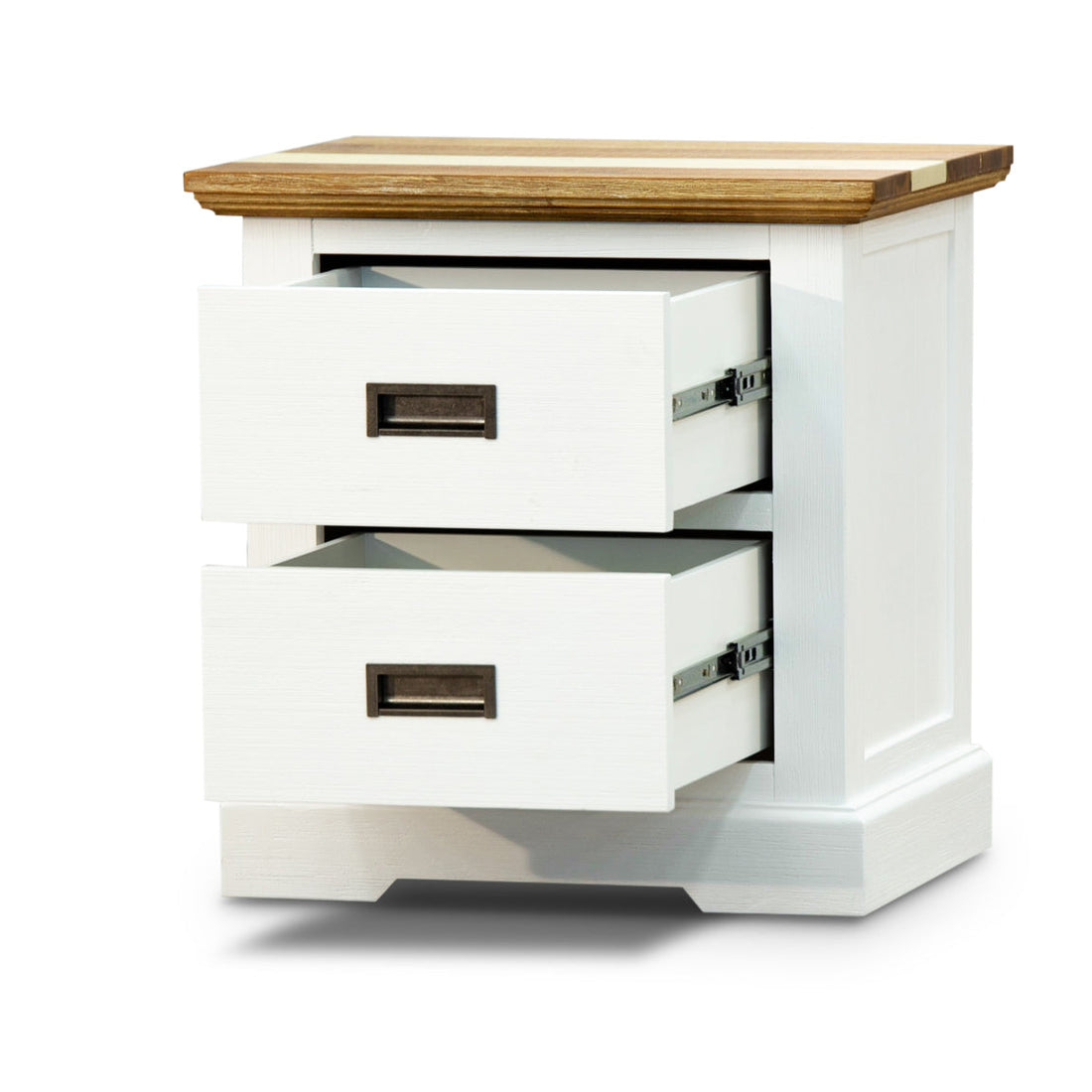 5pc Queen Bed Frame Suite Bedside Dresser Furniture Package -Multi Color