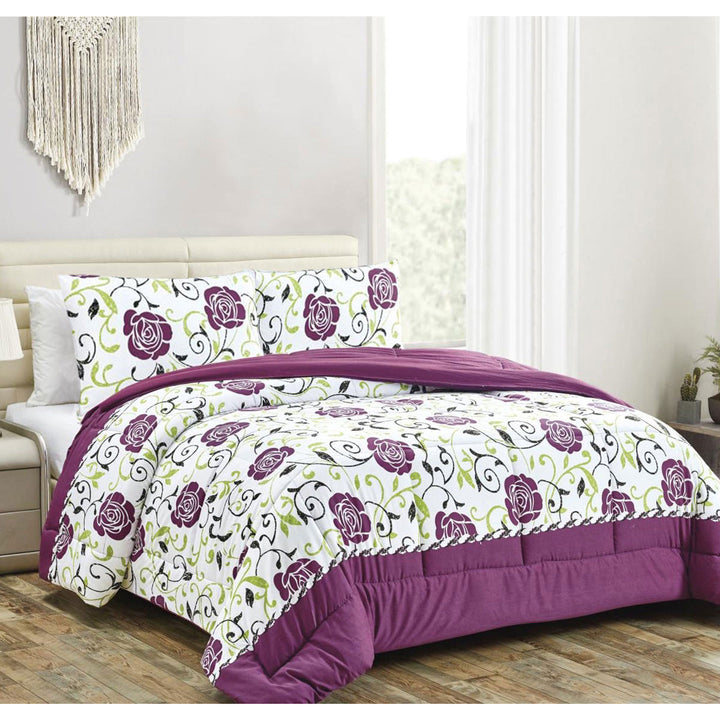 3 Pce Light Weight Microfiber Comforter Set Padini Queen/King