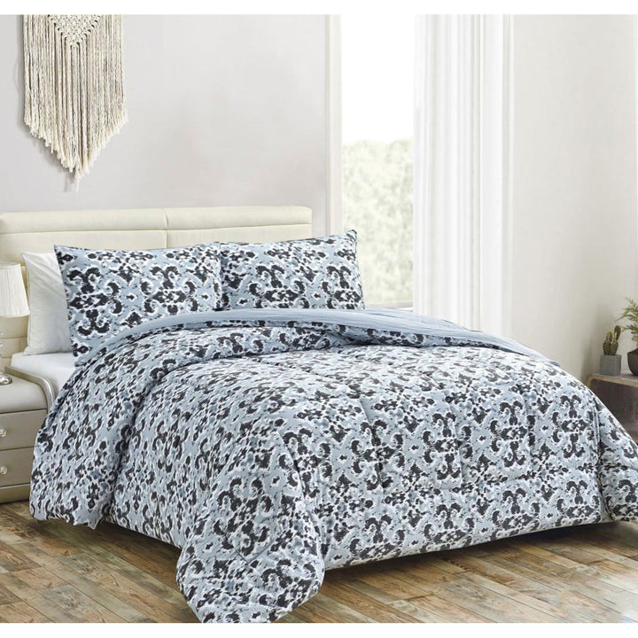 3 Pce Light Weight Microfiber Comforter Set Padini Queen/King