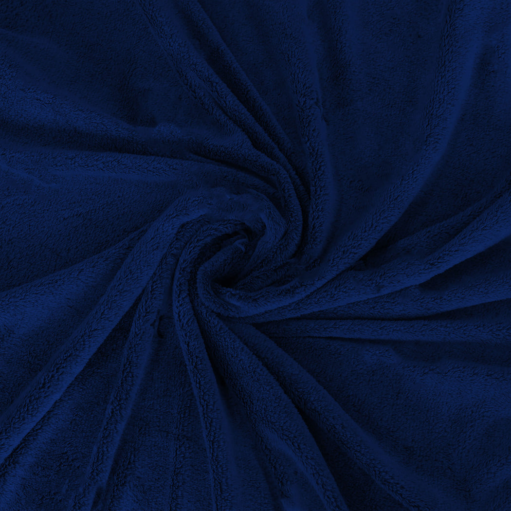 Wynn Throw Soft Blanket 3x3M Large Oversized - Navy